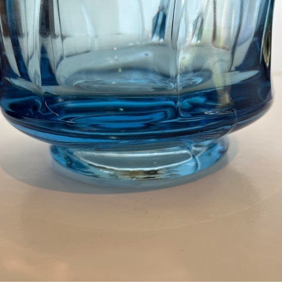 Vintage Fostoria Jamestown Blue Glass Pitcher - Picture 7 of 13